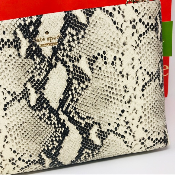 Kate spade Emerson snake Lorie black cement NWT - Picture 3 of 8